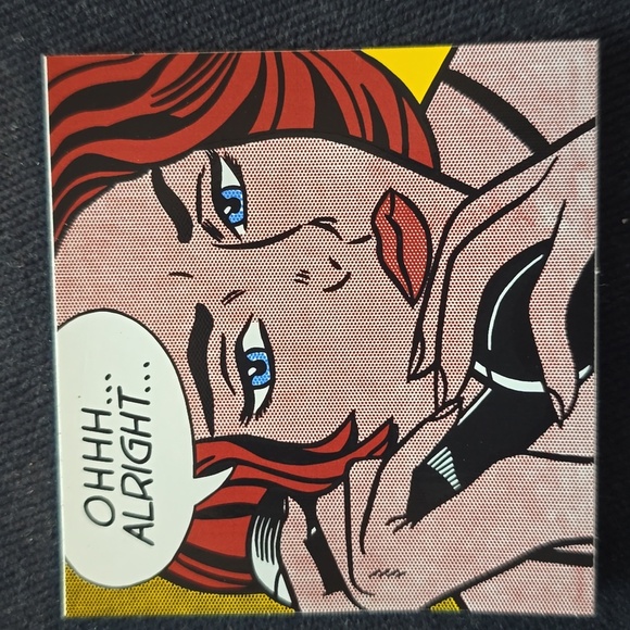 ❤️BUY 2 GET 1 FREE  Roy Lichtenstein Ohhh... Alright... Sticker - Picture 2 of 5